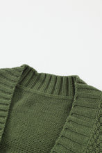 Load image into Gallery viewer, Front Pocket and Buttons Closure Cardigan