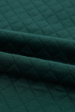 Load image into Gallery viewer, Geometric Texture Plaid Trim Sweatshirt