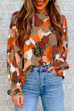 Load image into Gallery viewer, Abstract Printed Long Sleeve Blouse