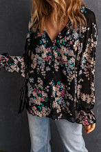 Load image into Gallery viewer, Wildflower Print Chiffon Blouse