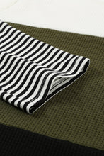 Load image into Gallery viewer, Stylish Colorblock Splicing Stripes Top