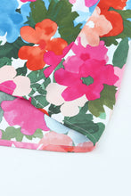 Load image into Gallery viewer, Floral Print Ruffled Off Shoulder Blouse