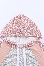 Load image into Gallery viewer, Leopard Long Sleeve Hooded Sweatshirt