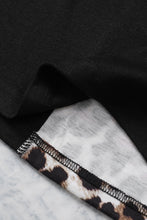 Load image into Gallery viewer, Leopard Patchwork Buttoned Hooded Sweatshirt