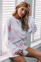 Load image into Gallery viewer, Tie Dye Knit Pajamas Set
