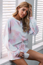 Load image into Gallery viewer, Tie Dye Knit Pajamas Set