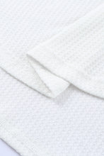 Load image into Gallery viewer, Waffle Knit Drop Shoulder Loose Top