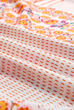 Load image into Gallery viewer, Multicolor Boho Patchwork Print Square Neck Sundress