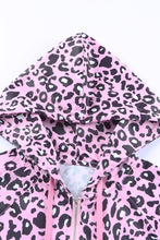 Load image into Gallery viewer, Print Zipper Kangaroo Pocket Pullover Hoodie