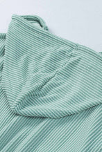 Load image into Gallery viewer, Loose Fit Ribbed V Neck Hoodie