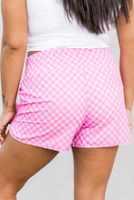 Load image into Gallery viewer, Plaid High Waisted Athletic Shorts