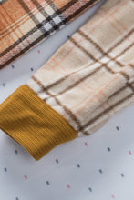 Load image into Gallery viewer, Plaid Color Block Patchwork Shirt Jacket with Pocket