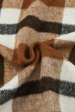 Load image into Gallery viewer, Pocketed Buttoned Plaid Shirt Jacket