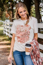 Load image into Gallery viewer, Mama Flower Leopard Print Short Sleeve Graphic Tee
