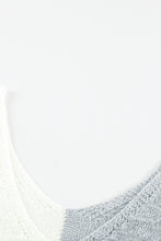 Load image into Gallery viewer, Color Block Knitted Tank Top