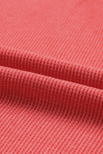 Load image into Gallery viewer, Waffle Knit Side Slit Pullover Top