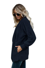 Load image into Gallery viewer, Soft Fleece Hooded Open Front Coat