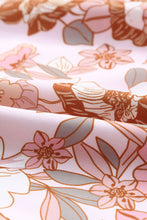 Load image into Gallery viewer, Floral Print Bow Knot Backless Square Neck Mini Dress