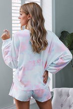 Load image into Gallery viewer, Tie Dye Knit Pajamas Set