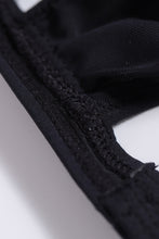 Load image into Gallery viewer, High Neck Plunge Mesh Ruched Tankini Swimwear