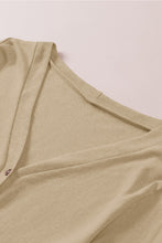 Load image into Gallery viewer, Solid Color Open-Front Buttons Cardigan