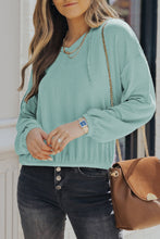 Load image into Gallery viewer, Loose Fit Ribbed V Neck Hoodie