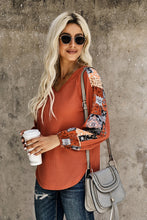 Load image into Gallery viewer, Contrast Eyelet Thermal Knit Top