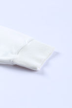 Load image into Gallery viewer, Solid Ripped Hooded Sweatshirt with Kangaroo Pocket