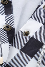 Load image into Gallery viewer, Plaid Splicing Pocketed Hoodie