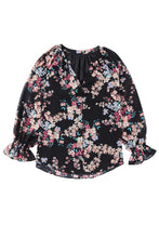 Load image into Gallery viewer, Wildflower Print Chiffon Blouse