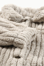 Load image into Gallery viewer, Khaki Solid Color Plush Fleece Button up Jacket