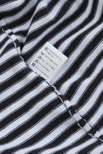 Load image into Gallery viewer, Contrast Trimmed Striped Drop Shoulder Sweater