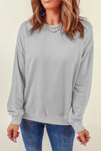 Load image into Gallery viewer, Plain Crew Neck Pullover Sweatshirt