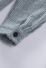 Load image into Gallery viewer, Textured Button Down Shirt Jacket with Pockets