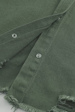 Load image into Gallery viewer, Ripped Denim Jacket