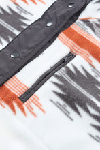 Load image into Gallery viewer, Western Aztec Snap Buttoned Fleece Jacket