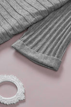 Load image into Gallery viewer, Ribbed Open Front Knit Cardigan