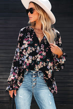 Load image into Gallery viewer, Wildflower Print Chiffon Blouse