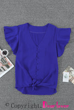 Load image into Gallery viewer, Forever Tonight Button Tie Top