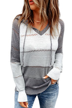 Load image into Gallery viewer, Beach Bonfire Knitted Hoodie