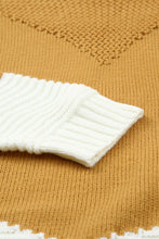 Load image into Gallery viewer, Two-Tone Chevron Pullover Sweater