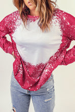 Load image into Gallery viewer, Tie-dyed Crew Neck Pullover Sweatshirt