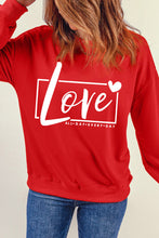 Load image into Gallery viewer, Valentine's Day Love Graphic Sweatshirt