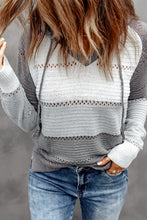 Load image into Gallery viewer, Beach Bonfire Knitted Hoodie