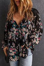 Load image into Gallery viewer, Wildflower Print Chiffon Blouse