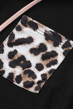 Load image into Gallery viewer, Leopard Patchwork Buttoned Hooded Sweatshirt