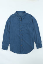 Load image into Gallery viewer, Corduroy Button Pocket Shirt