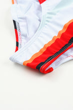 Load image into Gallery viewer, Square Neck Sleeveless Fashion Print Tankini Set