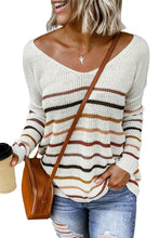 Load image into Gallery viewer, Multicolor Striped Knit Sweater