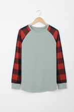 Load image into Gallery viewer, Buffalo Plaid Long Sleeve Sweatshirt